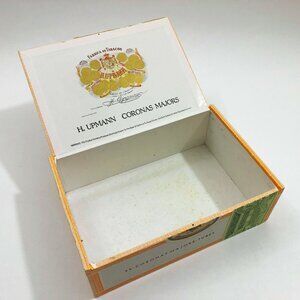 Empty Coronas Major Tubes Wooden Cigar Box 9x6x3 inches Hand Made